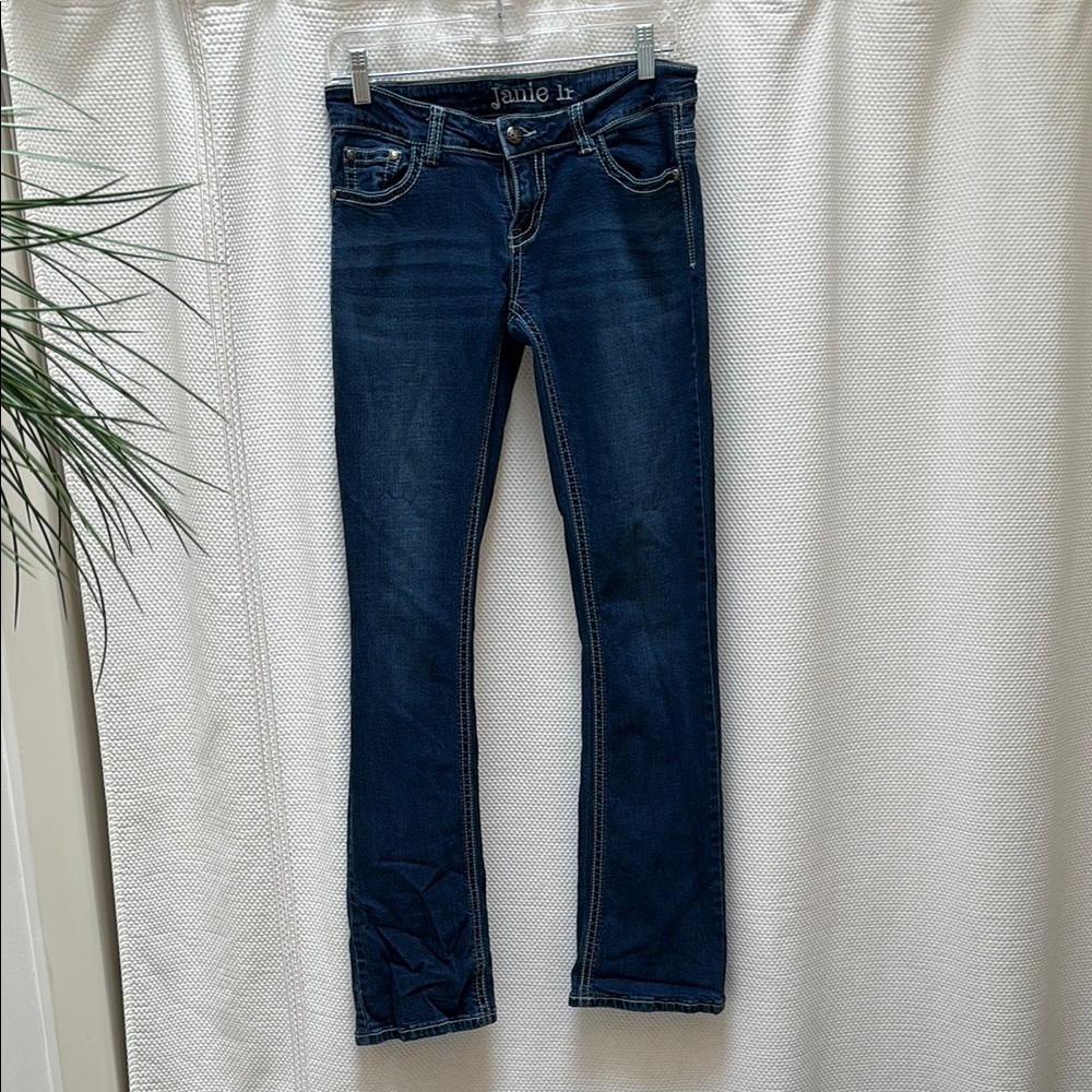 Janie Blue Boot Cut Jeans Medium-Dark Wash